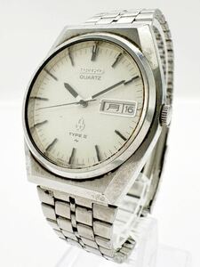 【セイコー1円〜】SEIKO 7123-7010 TYPE Ⅱ 腕時計 メンズ 稼動品 中古 89L91