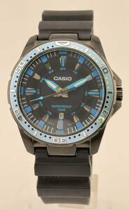 [ Casio 1 иен ~] [CASIO] MTD-1072 многофункциональный Date наручные часы кварц работа мужской U8884