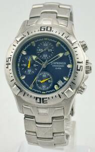 「セイコー　SEIKO　1円～」　「ジェイ・スプリングス　J.SPRINGS」　BFD006　クロノグラフ　腕時計　クォーツ　稼働　メンズ　B8980