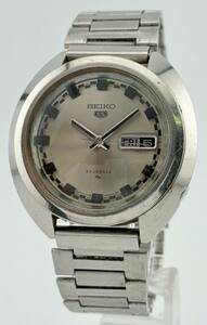 【セイコー　1円～】　◎SEIKO◎　5126-7030　セイコーファイブ　デイデイト　23石　腕時計　AT　不動　メンズ　E8992