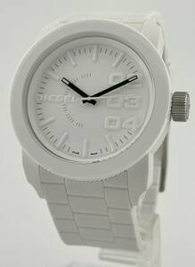 [ diesel 1 jpy ~] [DIESEL] DZ-1436 white wristwatch quartz operation men's L9210