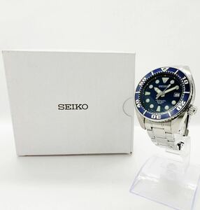 [ Seiko 1 иен ~]SEIKO 6R15-00G0/SBDC033 Divers часы AT голубой оригинальный с коробкой наручные часы мужской работа товар б/у 8L44H1