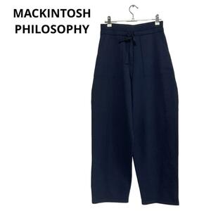 MACKINTOSH PHILOSOPHY パンツ　ボトムス　ネイビー　三陽商会