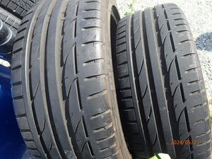 2本 バリ溝 ブリヂストン ポテンザ S001 215/45R18 93Y 2017年製