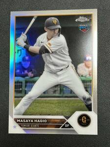 【RC】読売ジャイアンツ 萩尾匡也 Topps Chrome NPB 　Reflactor 巨人　ルーキーカード