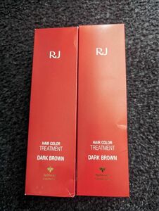 RJヘアカラートリートメント　 ダークブラウン 箱破損品　2個セット