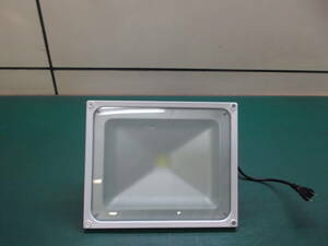 LED FLOOD LIGHT LED投光器 50W ホワイト すりガラス 防水IP68 昼光色 6000K 90V-240V TK-N50 定価12800円 未使用保管品 即日発送可