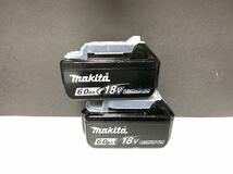 2個 マキタ 動作品 Makita 純正 Li-ion バッテリー BL1860B 6.0Ah 18V 雪マーク 雪印 インパクト # BL1860 BL1460 95 検索ワード 美品_画像1