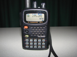 YAESU#VX-5*50/144/430M Hz band, manual attaching! reception frequency large scale enlargement /e urban do reception!