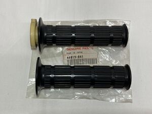 ★ 希少 廃盤 カワサキ純正 KH250 KH400 グリップ 左右セット ホルダー付き ★