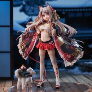 1/7 夕立 新年雪合戦 アズールレーン ガレージキット 未塗装 組立式 ガレキ レジンキット