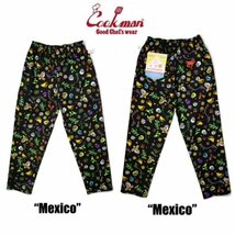 送料0 【COOKMAN】クックマン Chef Pants シェフパンツ Mexico メキシコ柄 231-21803 -S 男女兼用 イージーパンツ コックパンツ 西海岸_画像4