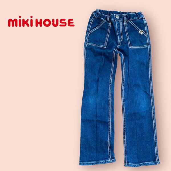 【size 130】MIKI HOUSE ミキハウス デニムパンツ ジーンズ