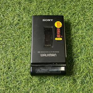 SONY Sony WALKMAN Walkman WM-607 operation verification ending rare mat black cassette player audio equipment 32