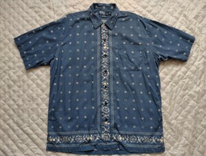 90s POLO Ralph Lauren CLAYTON. воротник гавайская рубашка бандана Polo Ralph Lauren открытый цвет Vintage Vintage RRL Polo spo 