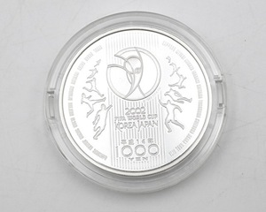 ★額面スタート★2002 FIFA WORLD CUP KOREA JAPAN FIFAワールドカップ 記念 千円銀貨 1000円銀貨◆8156