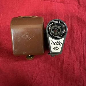 （動作未確認のためジャンク）ドイツ製 アグファ タリー フラッシュ　ケース付き カメラ部品 ビンテージ Agfa Tully made in Germany junk