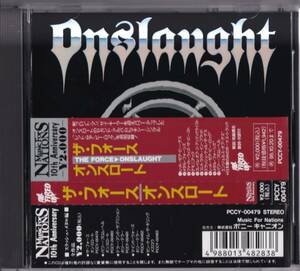 【中古CD】帯付き Onslaught The Force/オンスロート ザ・フォース