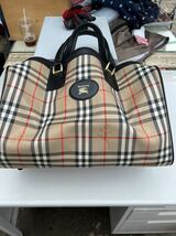 【中古品】BURBERRY ボストンバッグ 大容量 _画像1