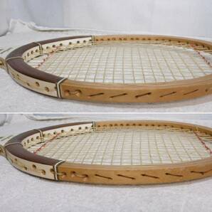 ☆Ｗｉｌｓｏｎ テニスラケット 木製フレーム Ｊａｃｋ Ｋｒａｍｅｒ ＰＲＯ ＳＴＡＦＥ ビンテージ・コレクション☆中古品の画像9