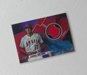 大谷翔平 2019 Topps Fire Fire Relics Purple ジャージ パープル Jersey