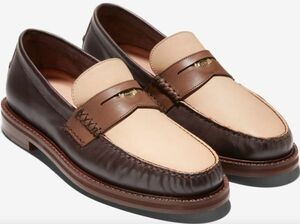 Cole Haan 27cm コイン ローファー ダークチョコレート ブラウン レザー コインスロット ビジネス スーツ スニーカー ブーツ XXX238