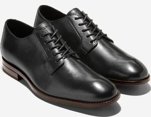 Cole Haan 30.5cm プレーン ブラック オックスフォード ビジネス レザー スーツ スニーカー ローファー ブーツ XXX252