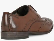 送料無料 CLARKS 27.5cm ウイングチップ レースアップ ビジネス スニーカー ブラウン ブーツ レザー レザー ローファー オフィス XXX13_画像3