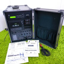 UNI-PEX ユニペックス 日本電音 ワイヤレスアンプ CGA-134D DU-3200Ａ　オートリバースカセット　有線マイク3系統/無線マイク2系統動作確認_画像1