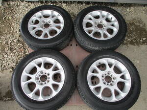  中古美品 15インチアルミ マルチ スタッドレス 195/65R15 ノア ヴォクシー ステップワゴン千葉県市原市引き取り可能！