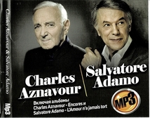 CHARLES AZNAVOUR & SALVATORE ADAMO(ENCORES &L'AMOUR N'A) PART1 大全集 MP3CD 1P仝_画像1