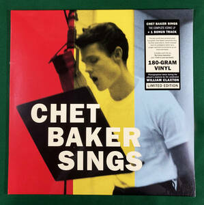 未開封　チェット・ベイカー　シングス　送料500円(最安値)　希少品　美品　EU盤　180g重量盤　Chet Baker Sings 1LP　レコード　 