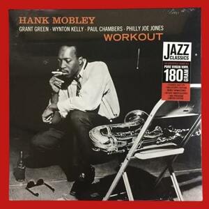 未開封　送料500円　ハンク・モブレー　ワークアウト　美品　EU盤　高音質180g重量盤　Hank Mobley Workout 1LP　レコード　希少品