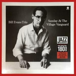 未開封＆送料500円　●美品●　EU盤　高音質180g重量盤　ビル・エヴァンス　Bill Evans　Sunday At The Village Vanguard　1LP　レコード