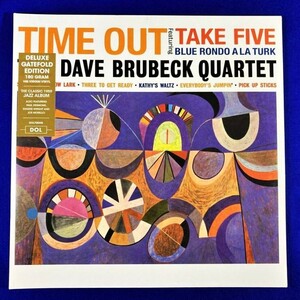 未開封　送料500円(LP送料最安値)　豪華見開きジャケ　UK盤　デイヴ・ブルーベック　Dave Brubeck　Time Out　Take Five　高音質盤 1LP