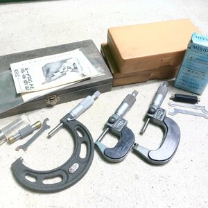  necessary .m349mitsutoyoNSK # standard micrometer counter attaching range (0-25mm/25-50mm)(50-75mm) eyes amount 0.01mm spanner etc. / manual attaching * total 9 point set 