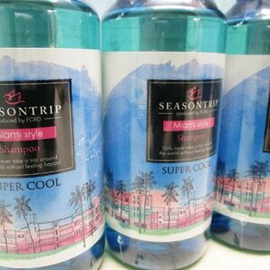 美落.i473 プロ仕様 ■シーズントリップ マイアミスタイル シャンプー スーパークール 300ml 本体価格計9,600円相当 ★6本セットの画像3