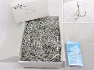 o forest g755 OFT/ off to*1500 pcs set *f King s Roo Point * Triple hook #301 #2* nickel made round Short 