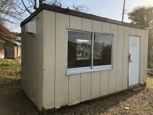 ..[m268]na side # super house [29] prefab .. place office work place warehouse whole external dimensions : approximately ( width 4530× depth 2045× height 2040mm)