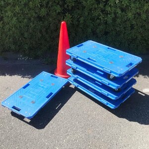  spring Kiyoshi f.447 squirrel RB joint Carry [68*39]# 10 character piled storage OK all free caster push car distribution industry material external dimensions (680x390x height 125mm)* total 5 pcs. set 