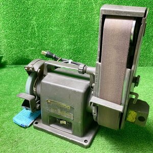 嶺蒼b001 日立互機 ■ベルトグラインダー『BGM-50』ベルトサイズ(巾50mm×710mm) 砥石寸法(450×16×12.7mm) 電動工具 研磨機