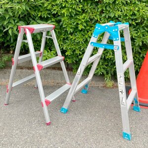 ..b241pika other # aluminium combined use stepladder [MBX-90A]# aluminium step‐ladder [10FD-03RN] total length approximately 760mm~810mm maximum use weight 100kg * total 2 legs set 