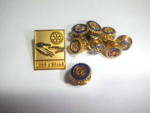  rotary Club badge k14 1.69g other various SILVER