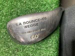 全国送料無料　中古ロブウェッジ　60°　St.Andrews BOUNCE-05 WEDGE　純正スチール34.75インチ　　Ｙ2563