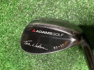 全国送料無料　中古ロブウェッジ　60°　アダムスゴルフ　TOM WATSON 純正スチール34.75インチ　　Ｙ2566