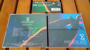 X JAPAN Live Live Live Tokyo Dome 1993-1996 TOSHI HIDE PATA HEATH YOSHIKI