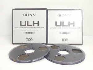 [ unused * long-term keeping goods ]SONY ULH-11-1100 10 number open reel tape ×9 pieces set Sony * 6E2DE-4