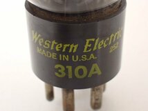 Western Electric ウエスタンエレクトリック 真空管 電圧増幅用傍熱5極管 310A 1本 □ 6E354-30_画像5
