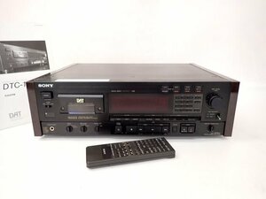 SONY ソニー DATデッキ DATレコーダー DTC-1500ES リモコン/説明書付 □ 6E463-2