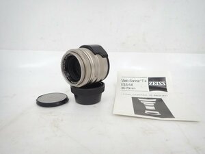 CONTAX Carl Ziess Vario-Sonnar F3.5-5.6 35-70mm 標準ズームレンズ コンタックス カールツァイス バリオゾナー 説明書付 △ 6E493-4